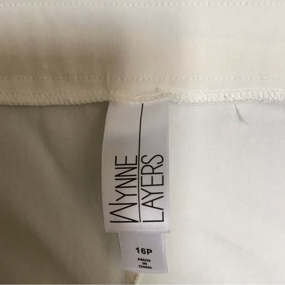 MarlaWynne Women's Cream Straight-Leg Trousers - Picture 3 of 5